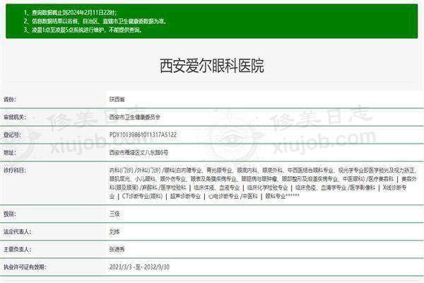 西安爱尔眼科医院全飞秒激光手术安全吗？设备先进医生经验足